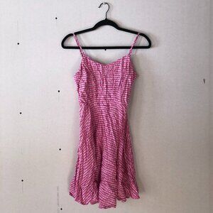 Magenta Print Twirly Old Navy Sundress
